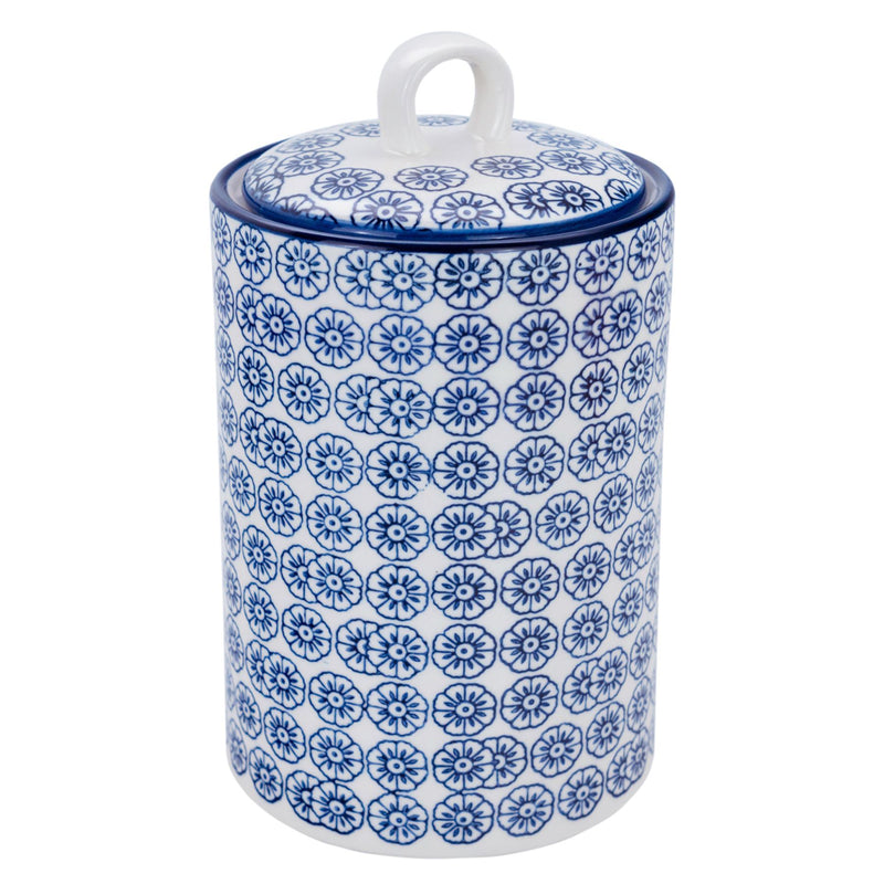 Hand Printed China Tea & Coffee Canister - By Nicola Spring
