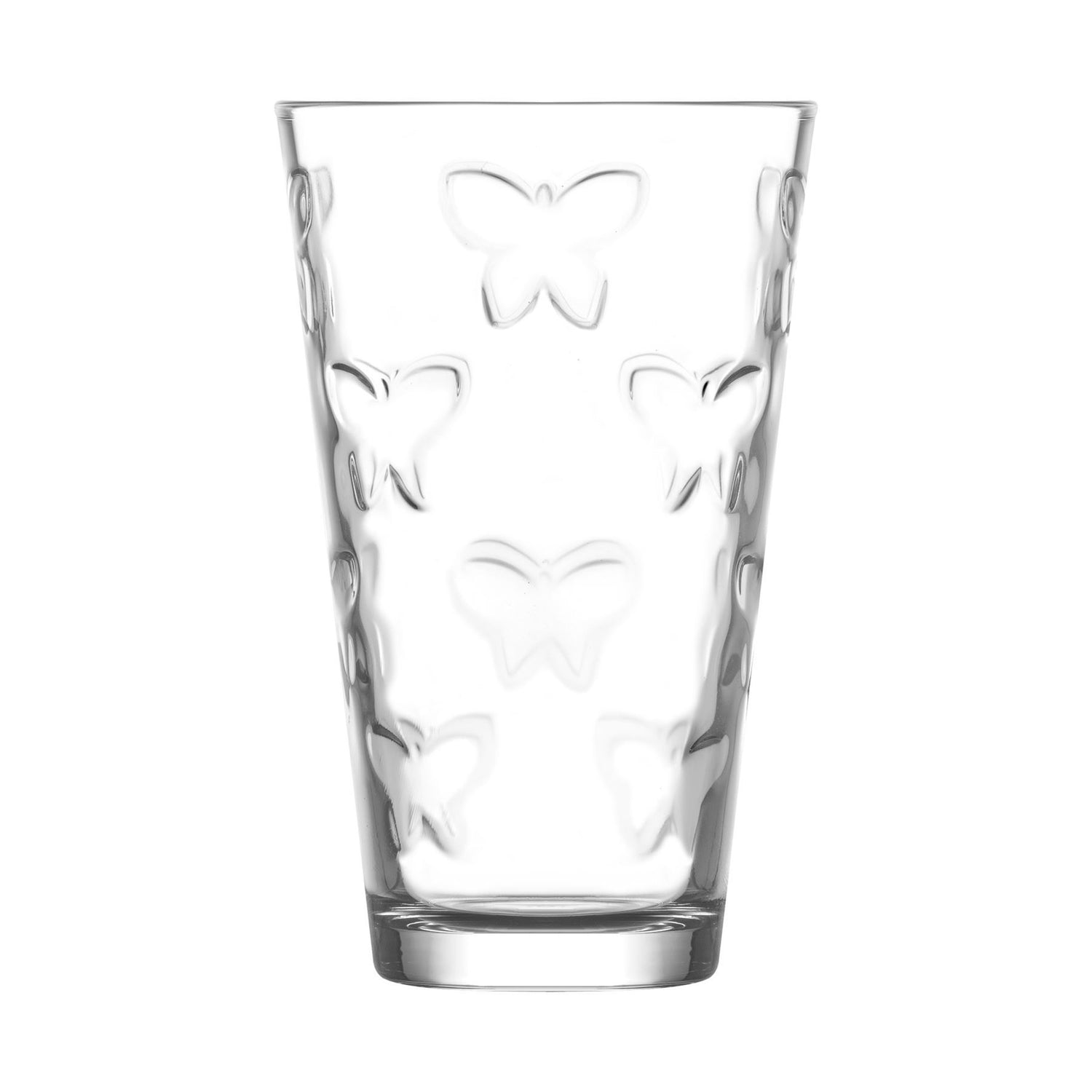 325ml Embossed Kelebek Highball Glasses - Pack of Six