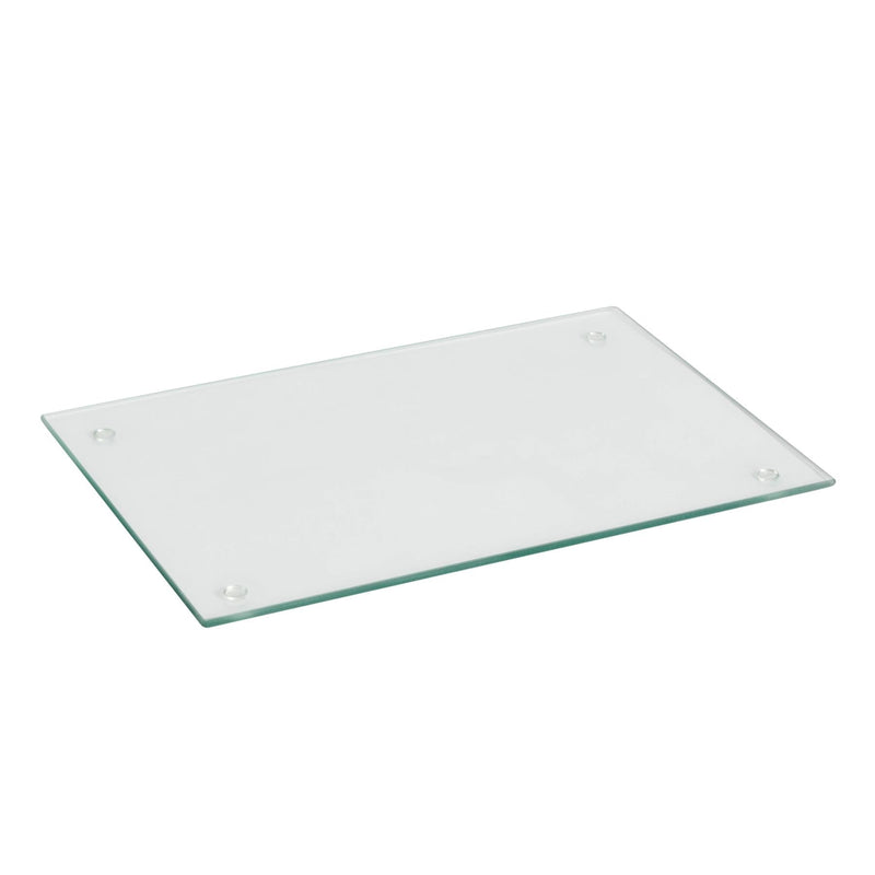 Clear 40cm x 30cm Glass Placemats - Pack of 6 - By Harbour Housewares
