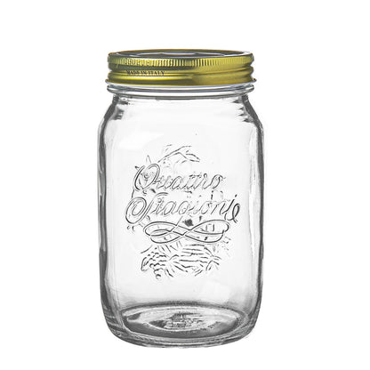 1L Quattro Stagioni Glass Food Preserving Jar