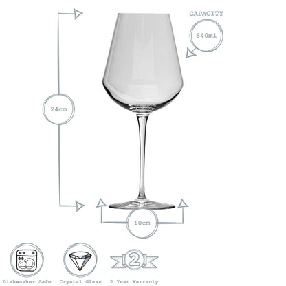 640ml Inalto Uno Wine Glasses - Pack of Six