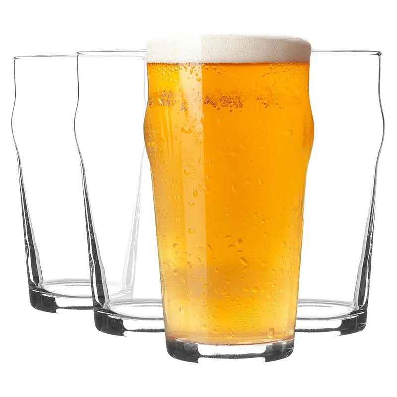 570ml Nonic Beer Glasses - Pack of 4 - By Rink Drink