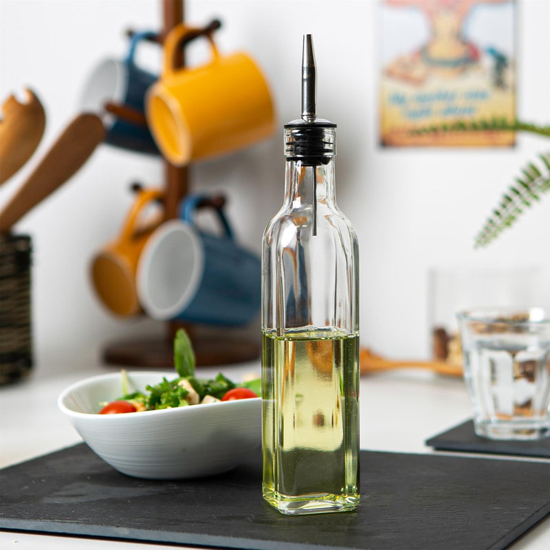 Chrome Olive Oil Bottle Pourers - Pack of 10 - By Argon Tableware