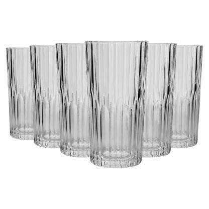 Duralex Manhattan Vintage Highball Glasses - 305ml - Pack of 6