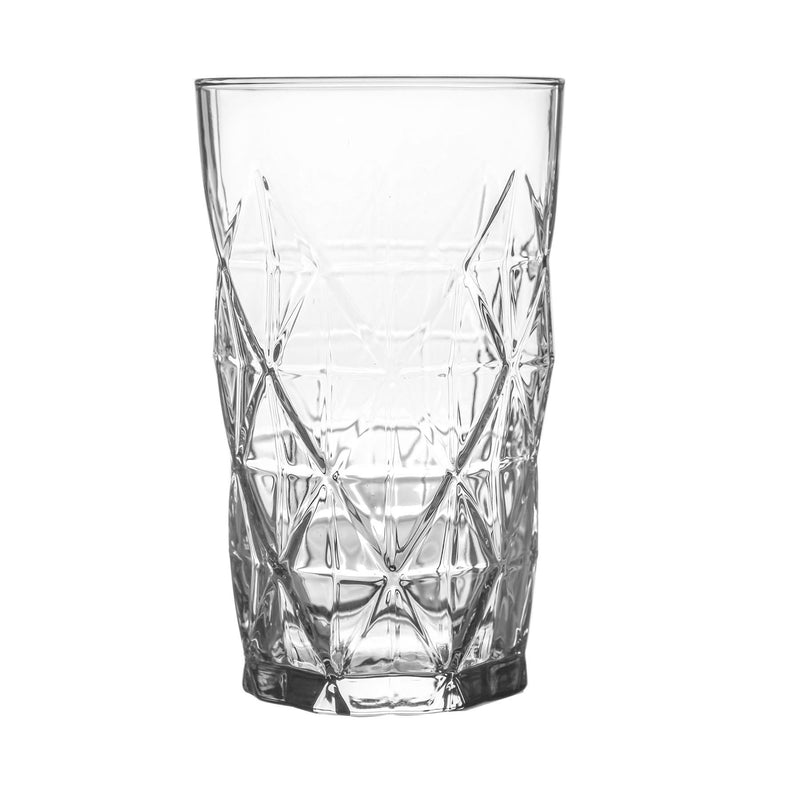 460ml Keops Art Deco Highball Glasses - Pack of Six - By LAV