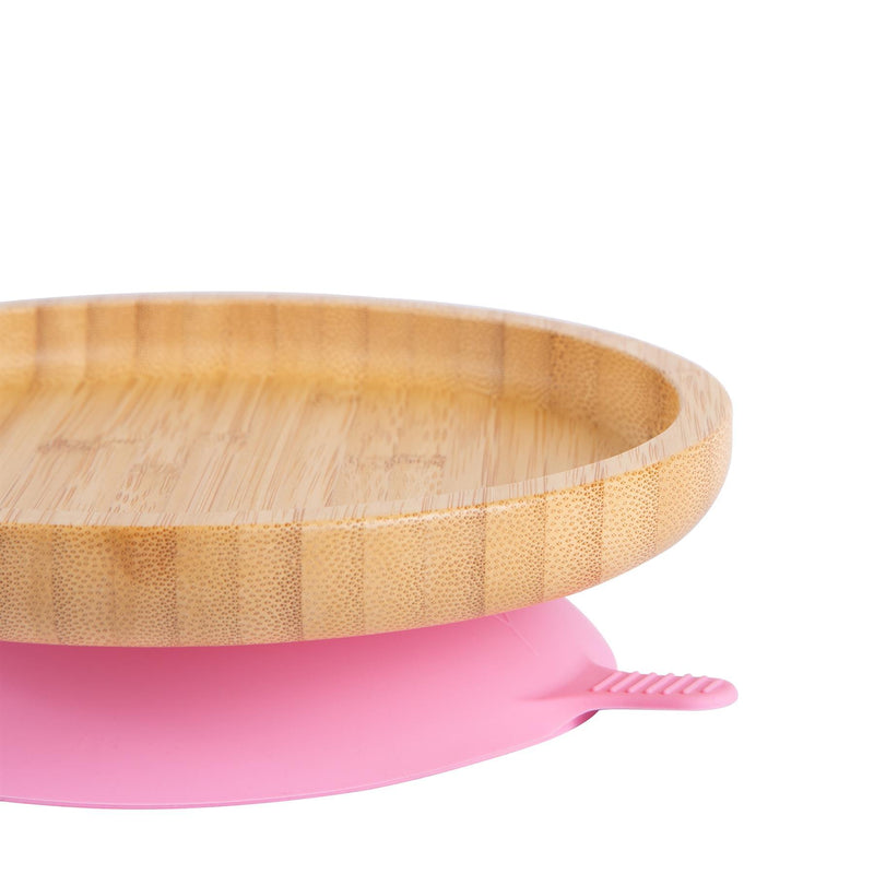 Round Open Bamboo Suction Dinner Set - By Tiny Dining