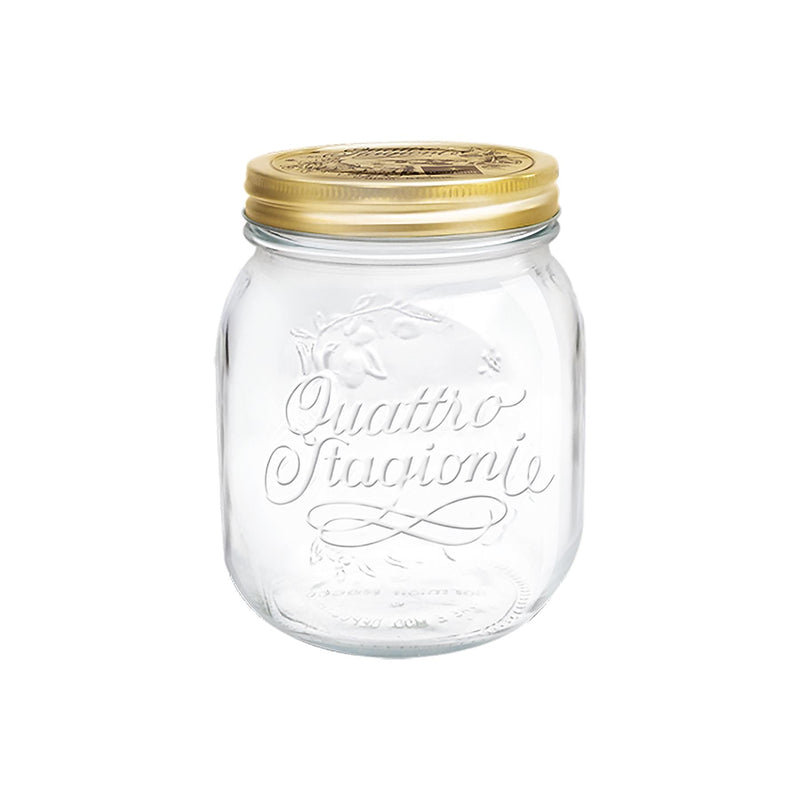 700ml Quattro Stagioni Glass Food Preserving Jar - By Bormioli Rocco