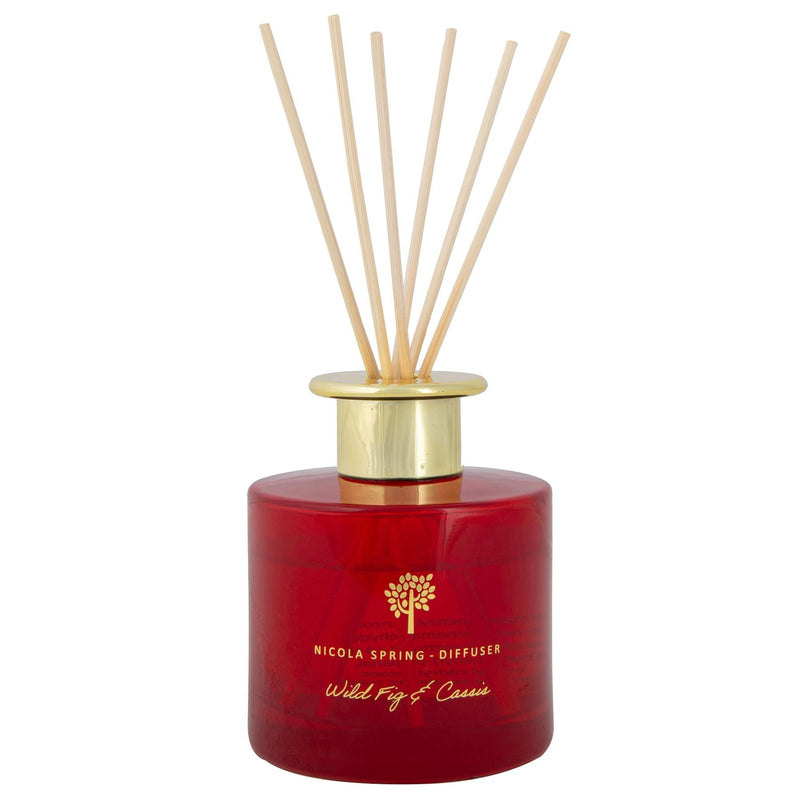 200ml Wild Fig & Cassis Scented Reed Diffuser - By Nicola Spring