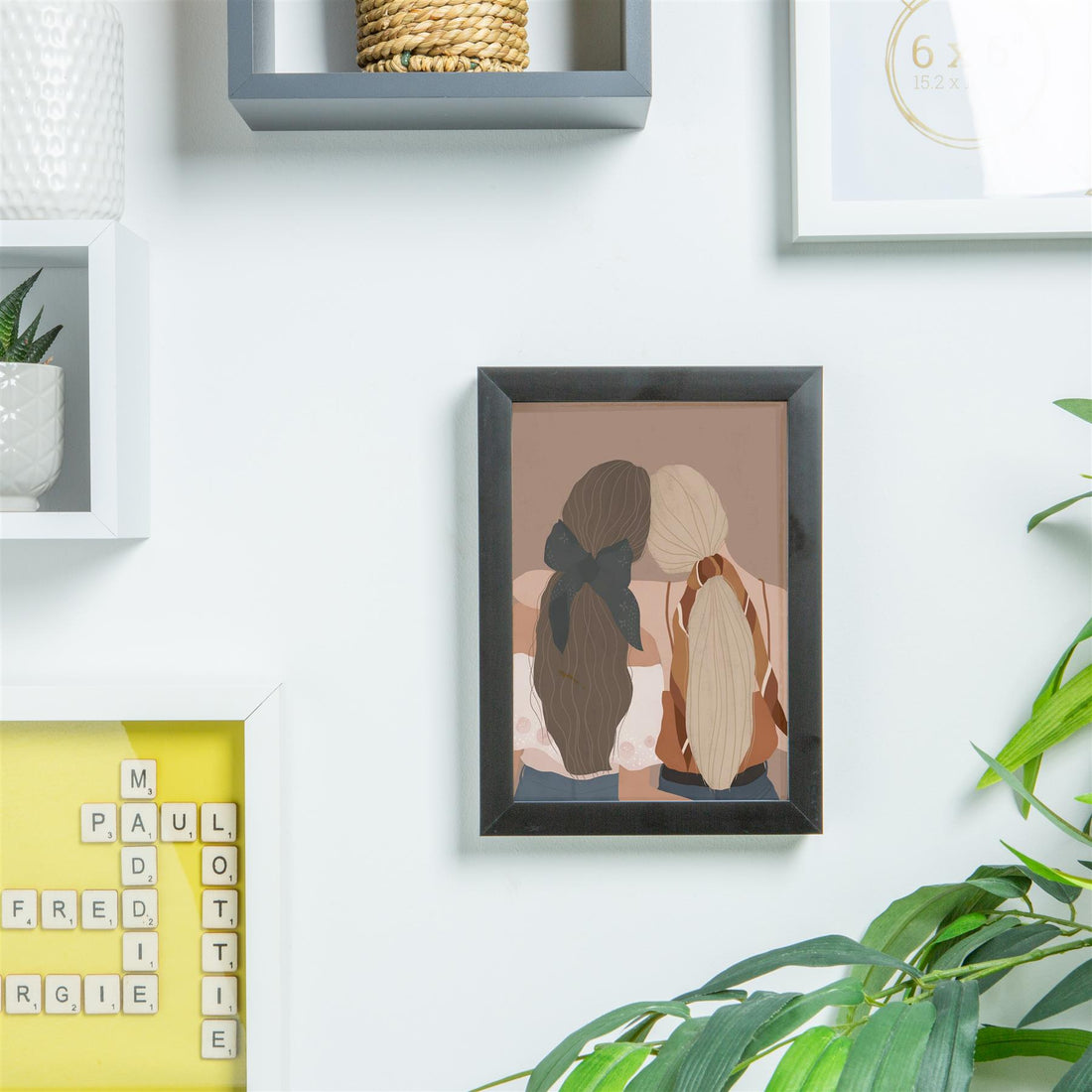 Black A5 (6" x 8") Photo Frame