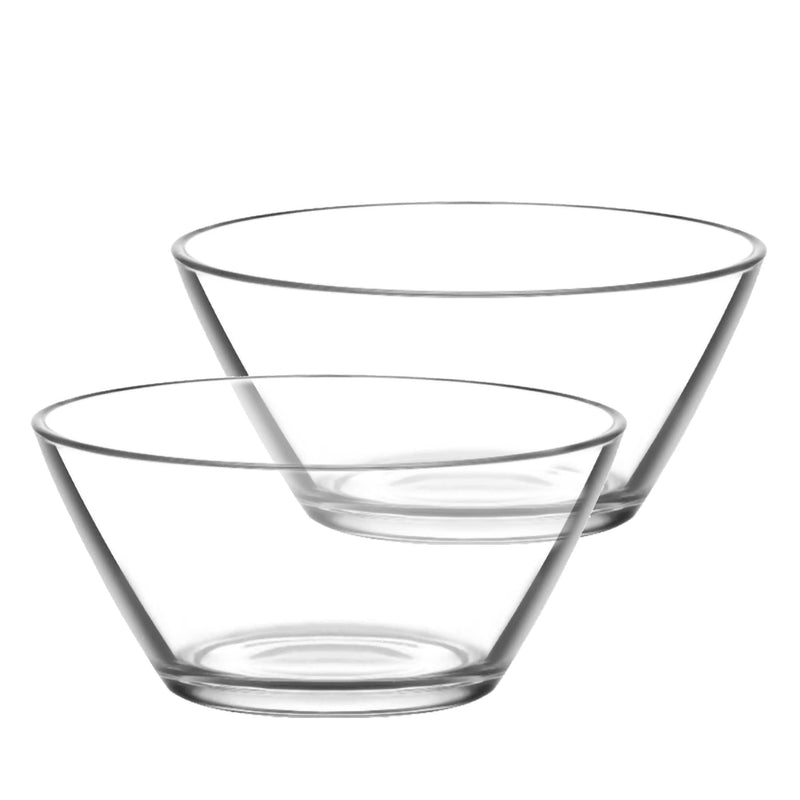 215ml Clear Vega Glass Bowls - Pack of Six - By LAV