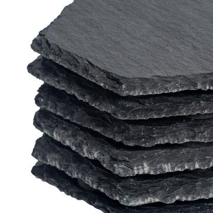 30cm Hexagonal Slate Placemats - Pack of Six