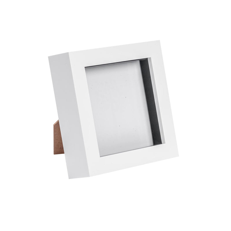 4" x 4" 3D Box Photo Frame with Black Spacer - By Nicola Spring