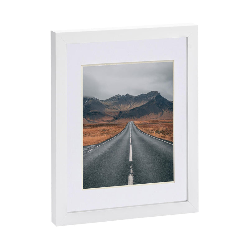 White 8" x 10" Photo Frame with 5" x 7" Mount - By Nicola Spring