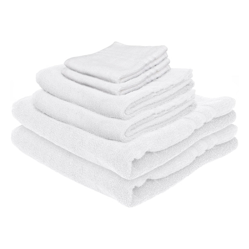 6pc 135cm x 70cm Cotton Towels Set - By Nicola Spring