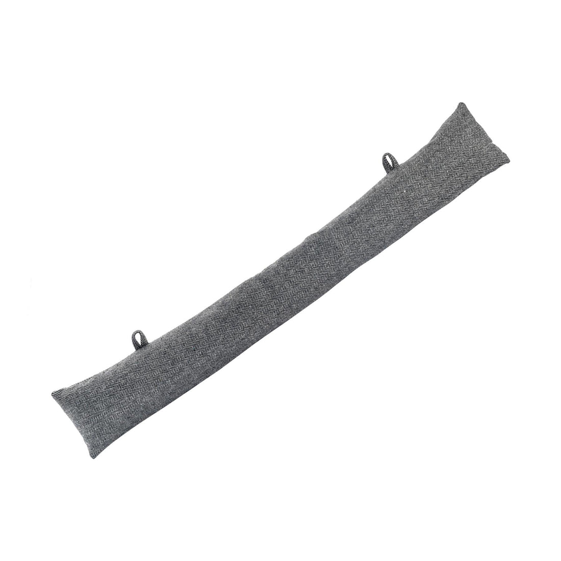 Grey Herringbone Draught Excluder - 80cm