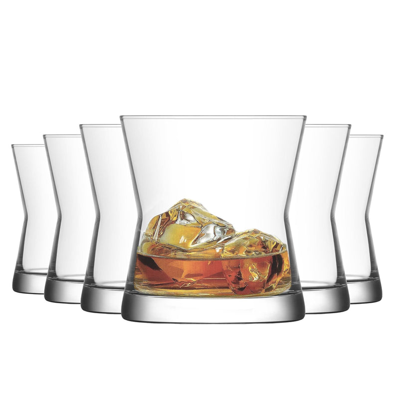 LAV Derin Whisky Glasses - 300ml - Pack of 6