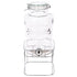 6.5L Glass Drinks Dispenser with Tap & Chrome Stand - By Rink Drink