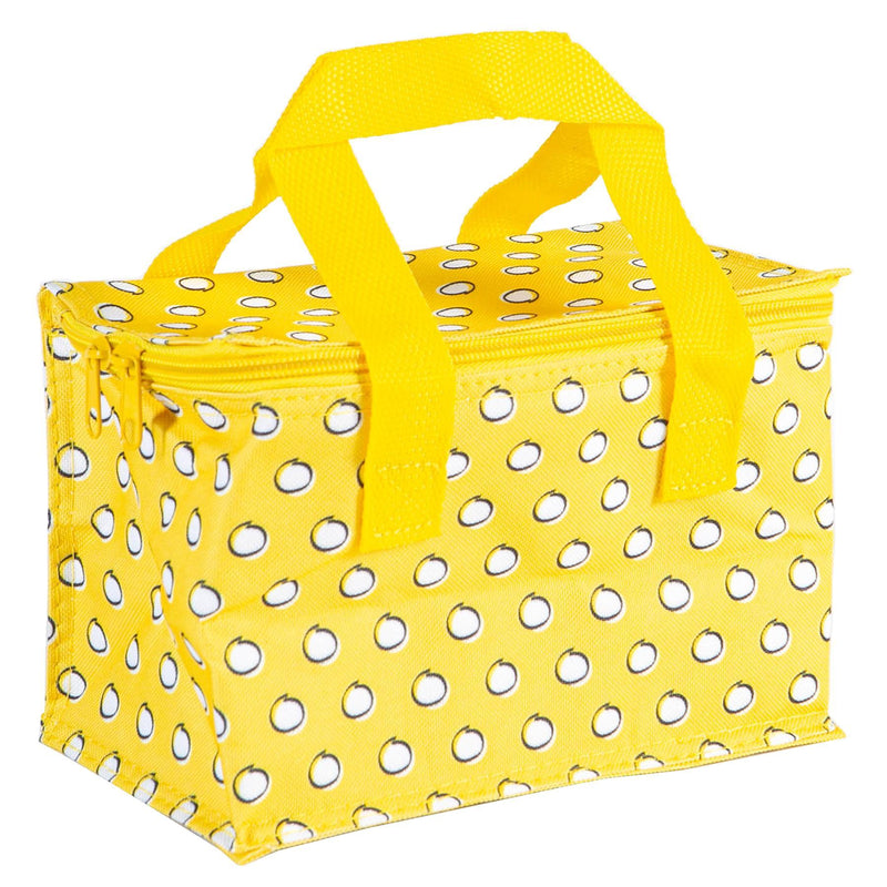 Mustard Polka Insulated Lunch Bag - By Nicholas Winter