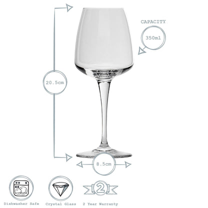 350ml Aurum Wine Glasses - Pack of Six