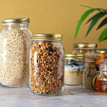 1L Quattro Stagioni Glass Food Preserving Jars - Pack of 3