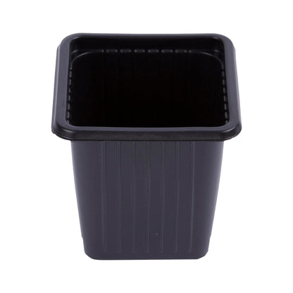 Black Plastic Seed Starting Pots - Pack of 15