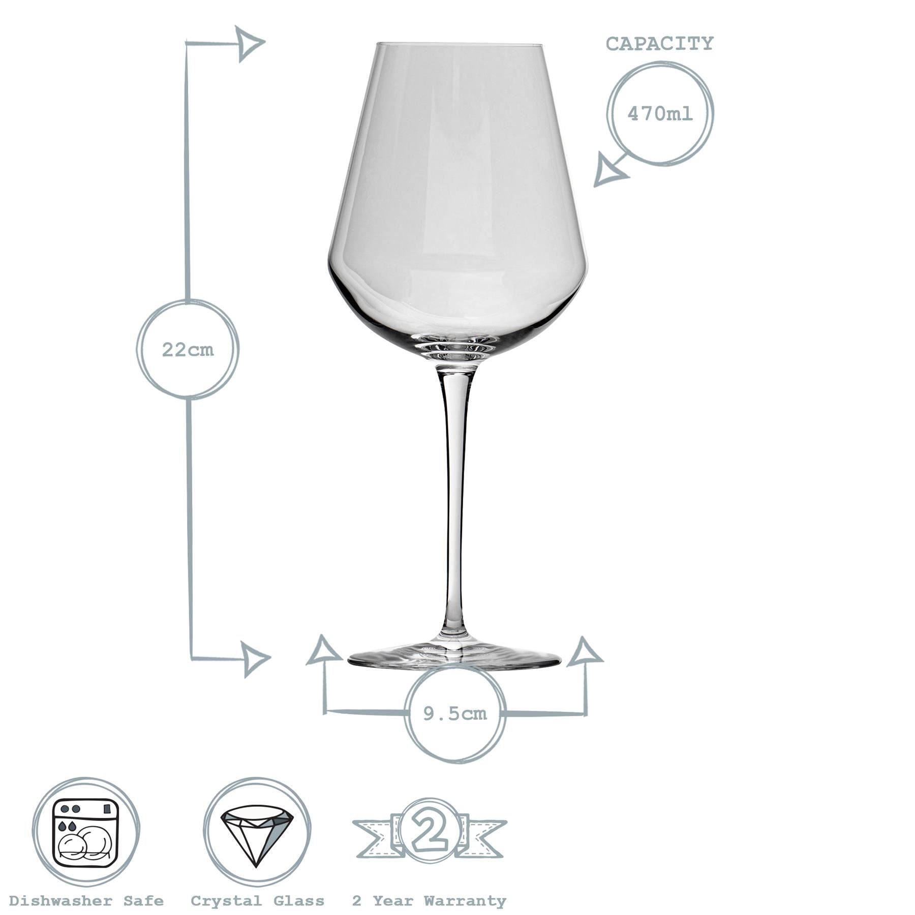 470ml Inalto Uno Wine Glasses - Pack of Six