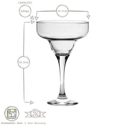 300ml Misket Margarita Glasses - Pack of Six