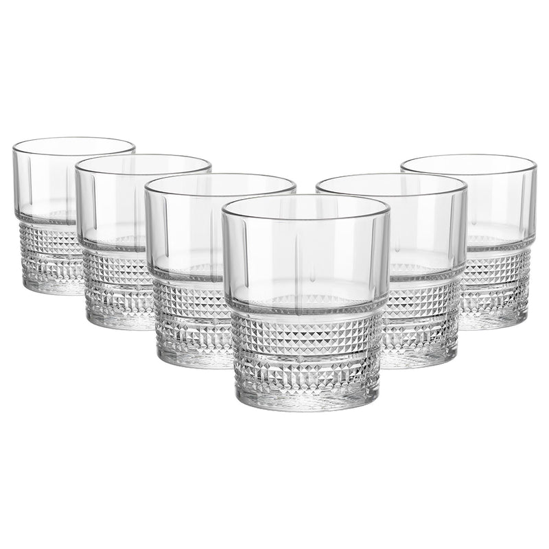 370ml Bartender Novecento Whisky Glasses - Pack of 6 - By Bormioli Rocco