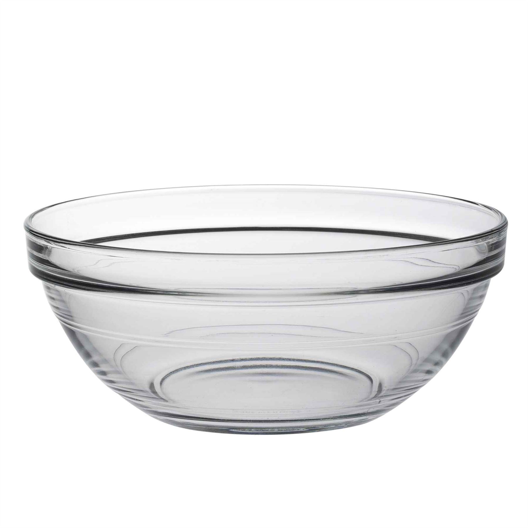 17cm Clear Lys Glass Nesting Mixing Bowl