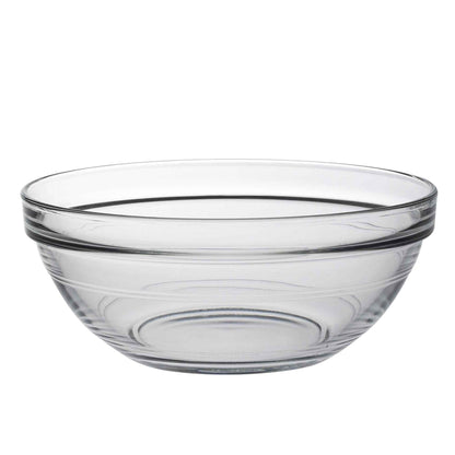 17cm Clear Lys Glass Nesting Mixing Bowl