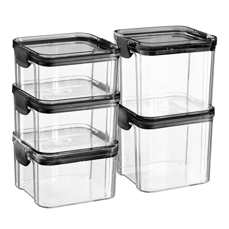 5pc Food Storage Containers Set - Two Sizes - By Argon Tableware