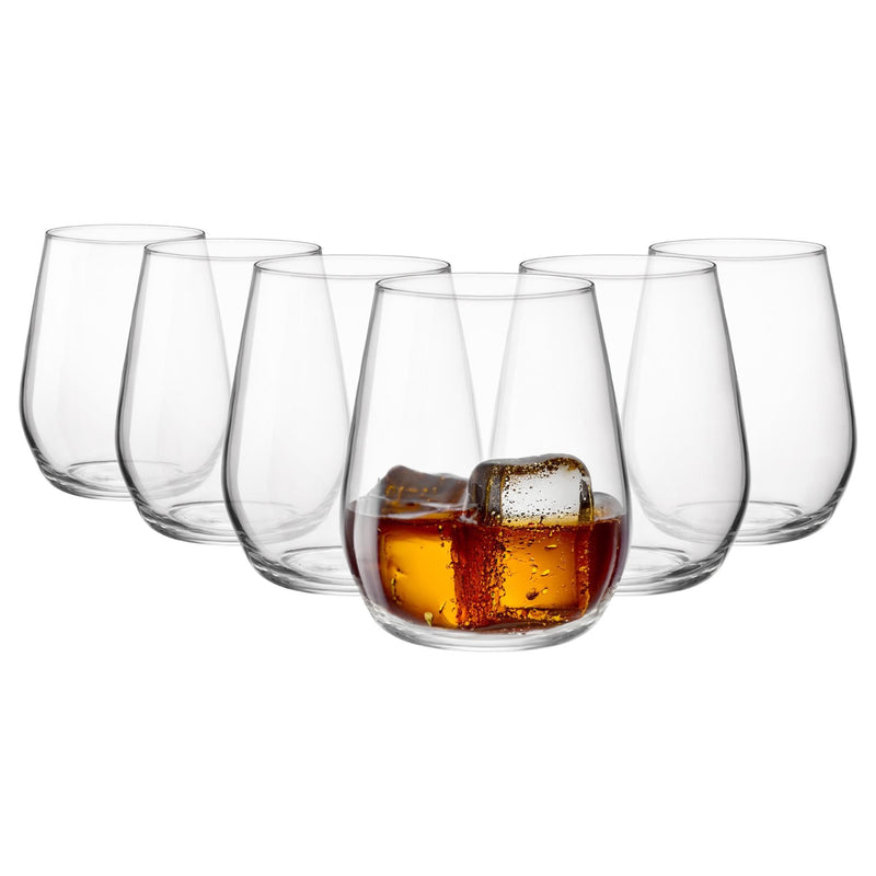 370ml Electra Water Glasses - Pack of 6 - By Bormioli Rocco