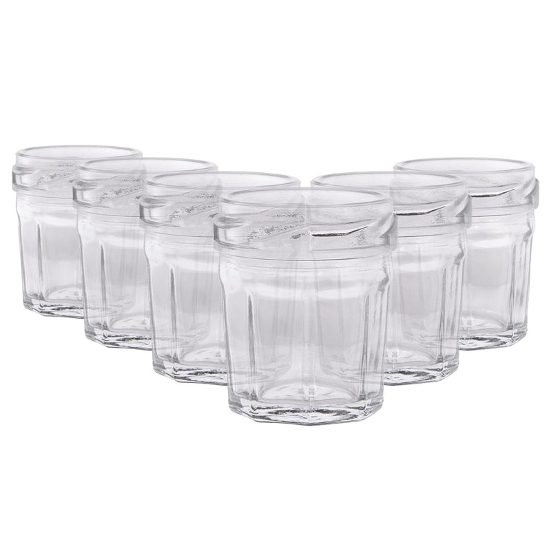 42ml Glass Jam Jars - Pack of 6 - By Argon Tableware