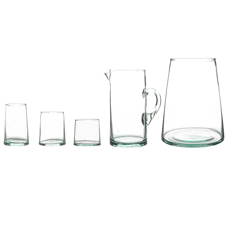 20pc Recycled Glassware Set - By Nicola Spring