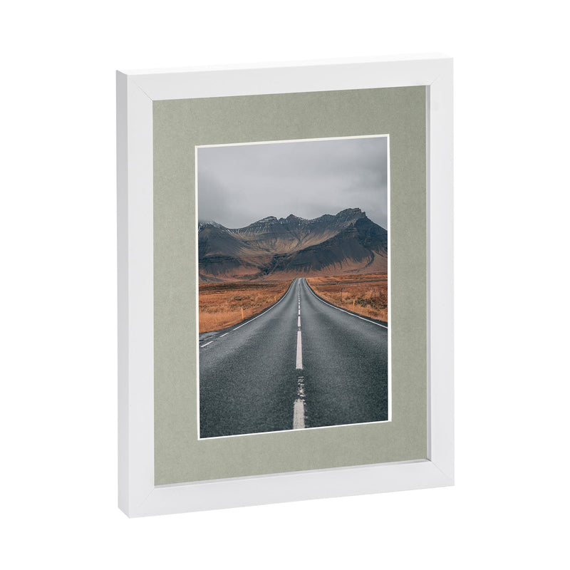 8" x 10" White Photo Frame with 5" x 7" Mount - By Nicola Spring