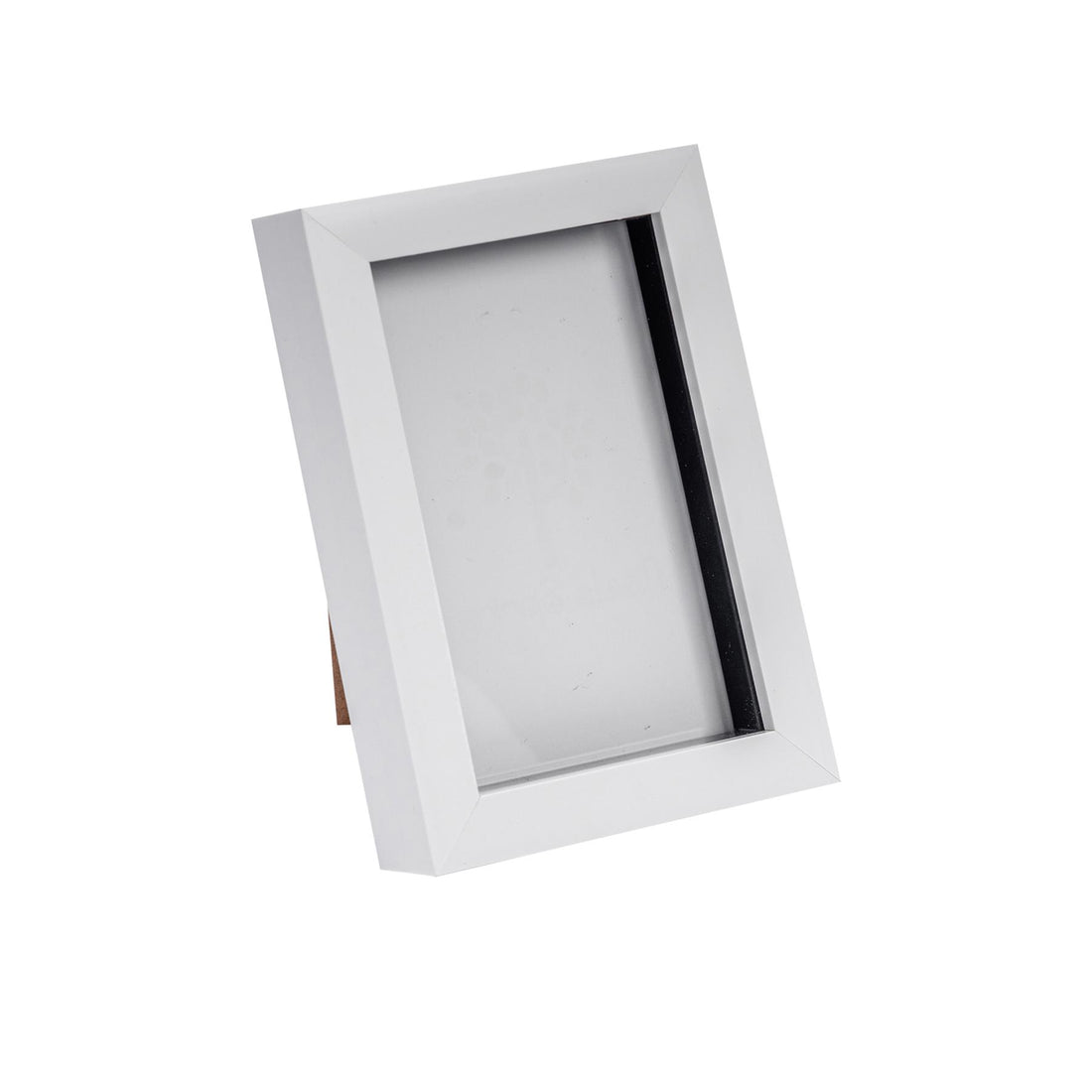 White 4" x 6" Shadow Box Photo Frame