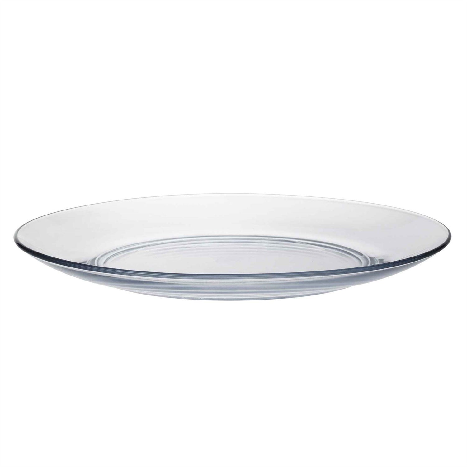 23.5cm Lys Glass Dinner Plates - Pack of Six