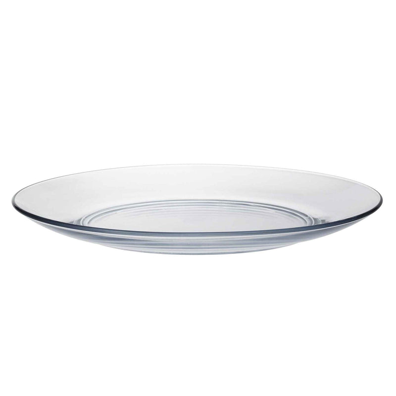 23.5cm Lys Glass Dinner Plates - Pack of Six - By Duralex