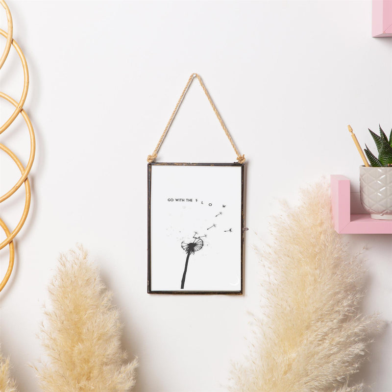5" x 7" Glass Hanging Photo Frame - By Nicola Spring