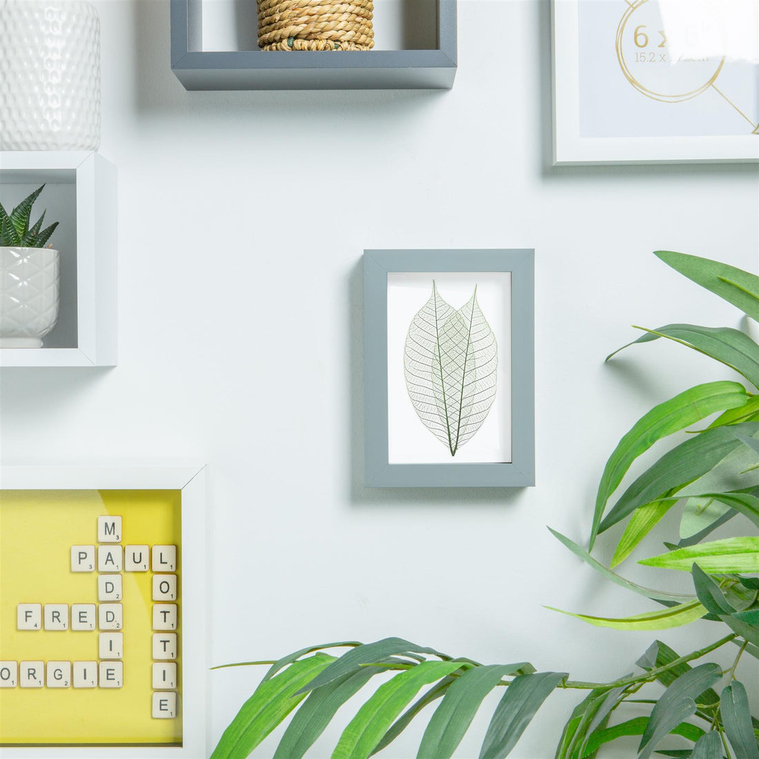 Grey 4" x 6" Photo Frame