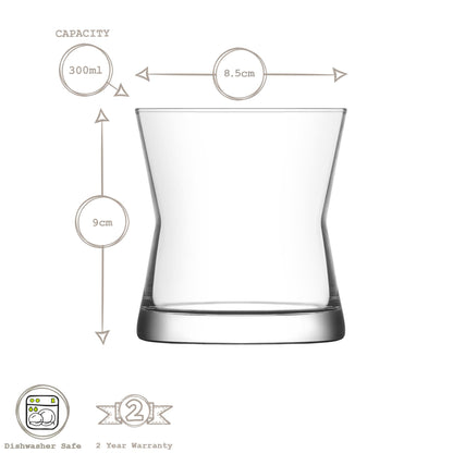 300ml Derin Whisky Glasses - Pack of Six