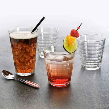 220ml Prisme Tumbler Glasses - Pack of Six