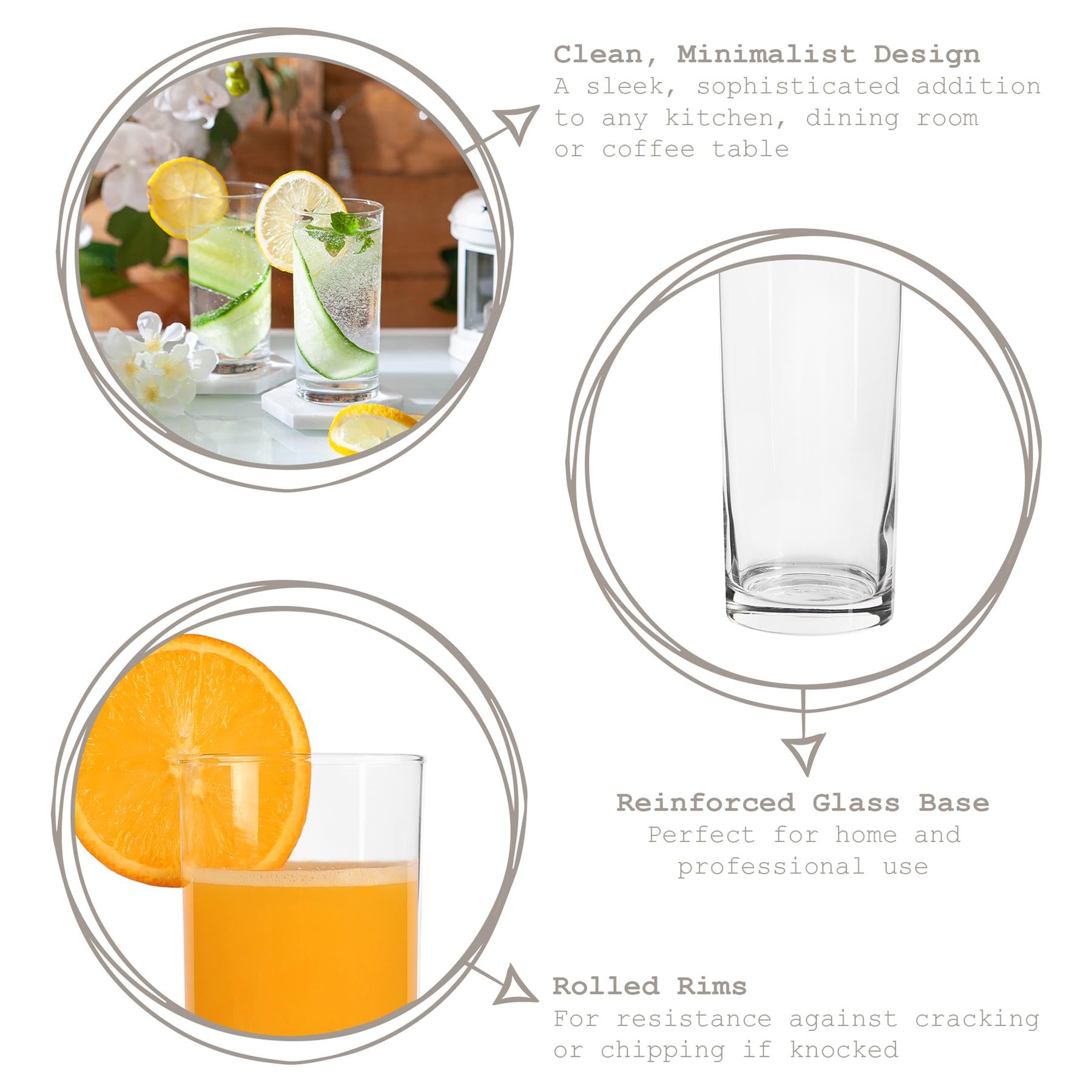 295ml Liberty Highball Glasses - Pack of Six