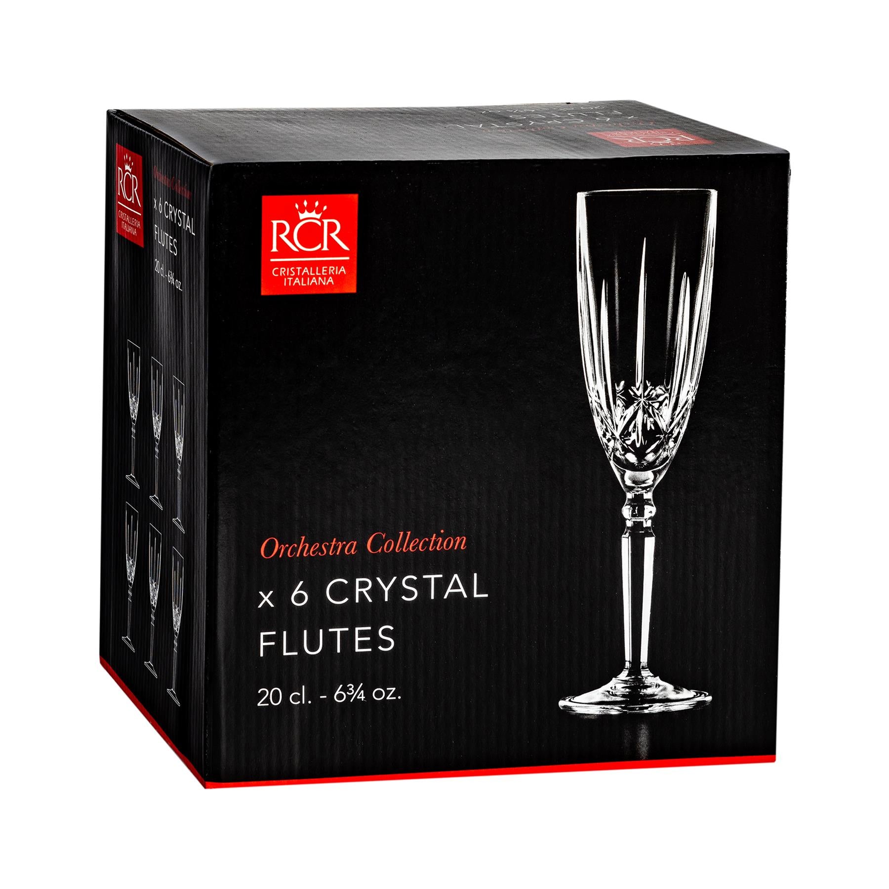 200ml Orchestra Champagne Flutes - Pack of Six