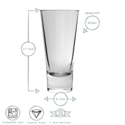 450ml Ypsilon Highball Glasses - Pack of Six