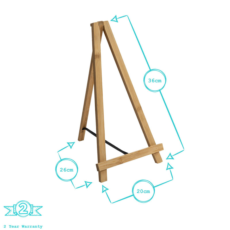 2pc Wooden Table Easel & Picture Frame Set - By Argon Tableware