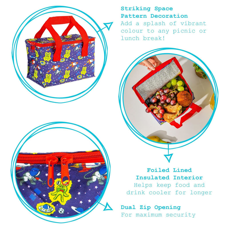 Space Mission Insulated Lunch Bag - By Tiny Dining