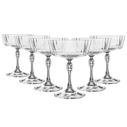 Bormioli Rocco America 20s Cocktail Saucers - 275ml - Pack of 6