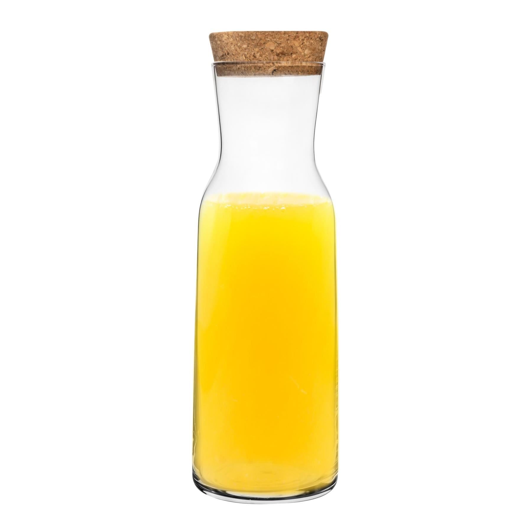 1.2L Aquaria Glass Carafe with Cork Lid