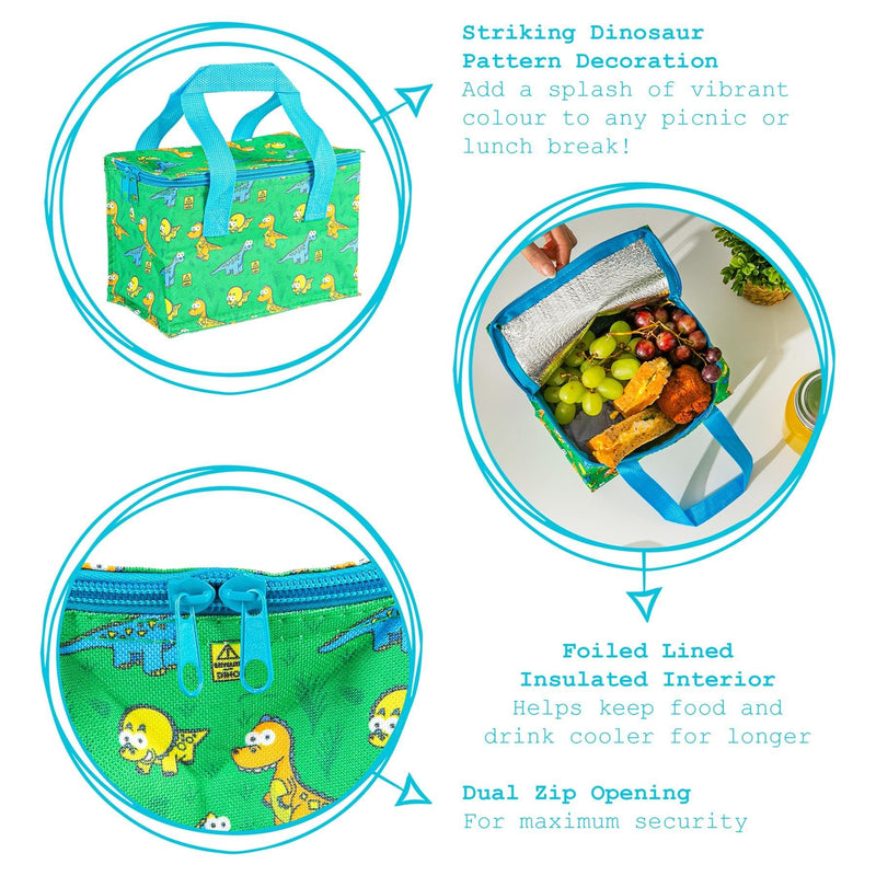 Dino Adventure Insulated Lunch Bag - By Tiny Dining